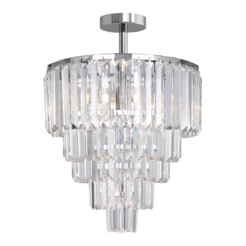 Zuma Line - Surface-mounted chandelier 10xE14/40W/230V shiny chrome