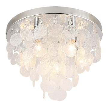 Zuma Line - Surface-mounted chandelier 5xE14/40W/230V shiny chrome