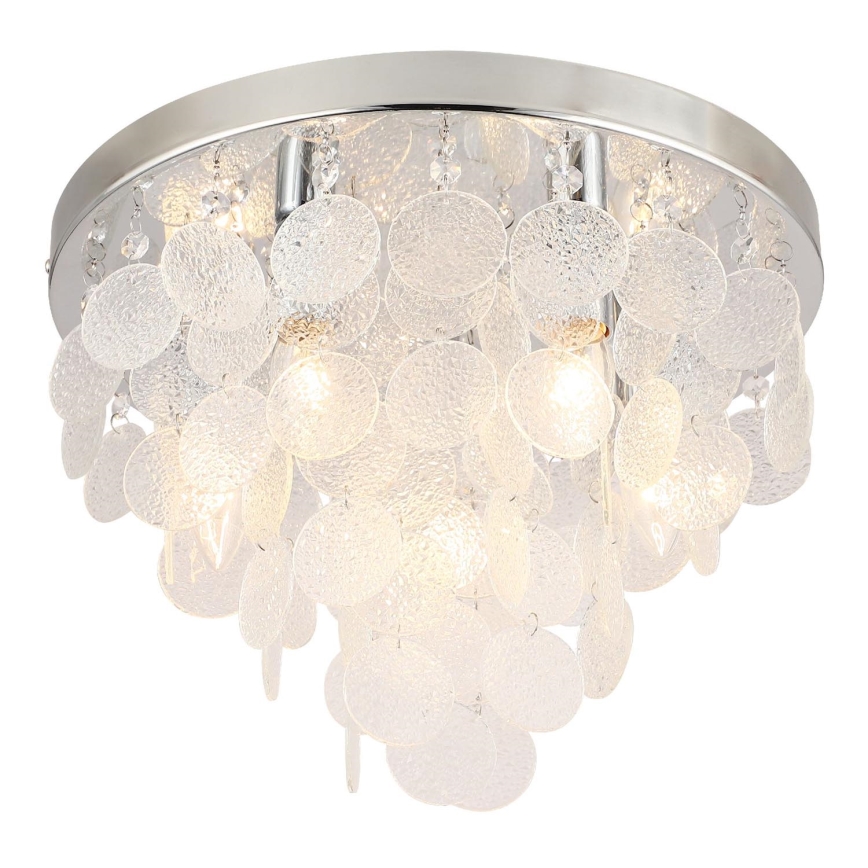 Zuma Line - Surface-mounted chandelier 5xE14/40W/230V shiny chrome