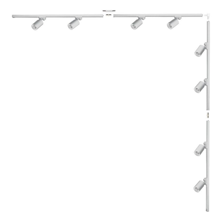 Zuma Line - Track-mounted spotlight 8x GU10 / 35W / 230V, White