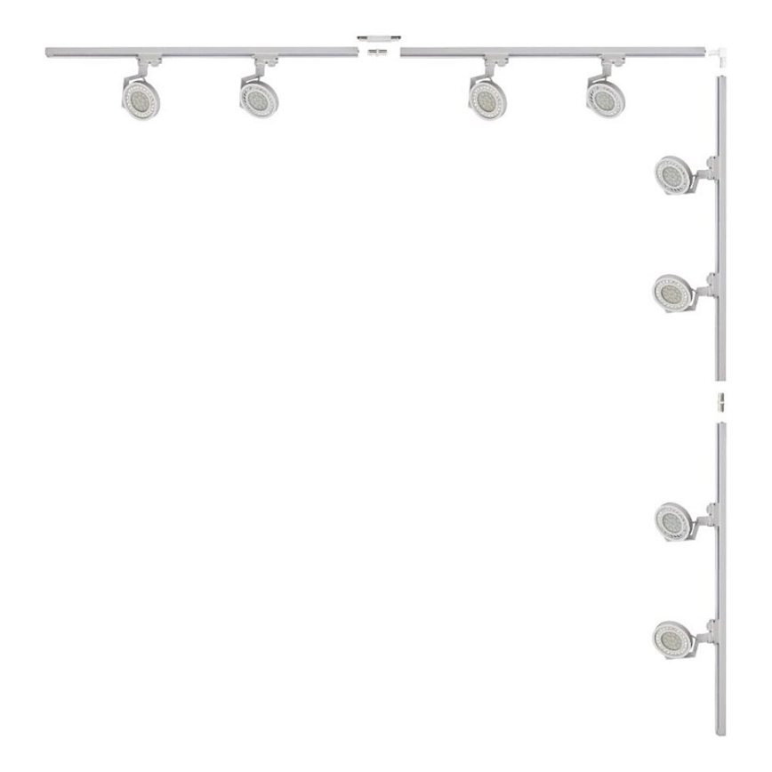 Zuma Line - Track-mounted Spotlight 8xGU10/15W/230V White