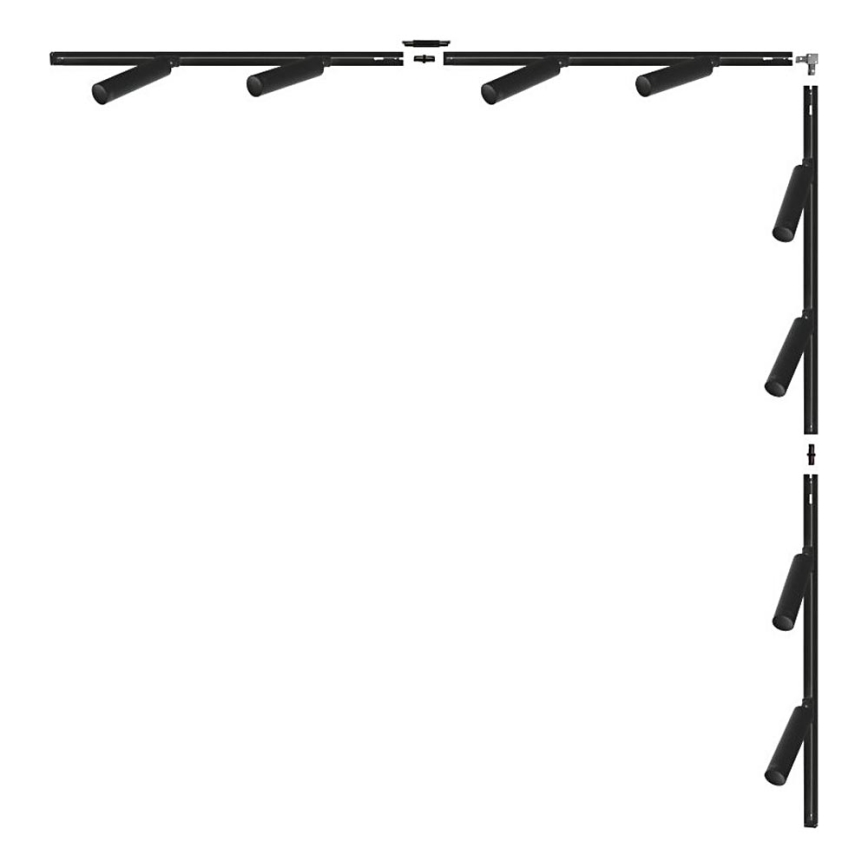 Zuma Line - Track-mounted spotlight 8xGU10/35W/230V, Black