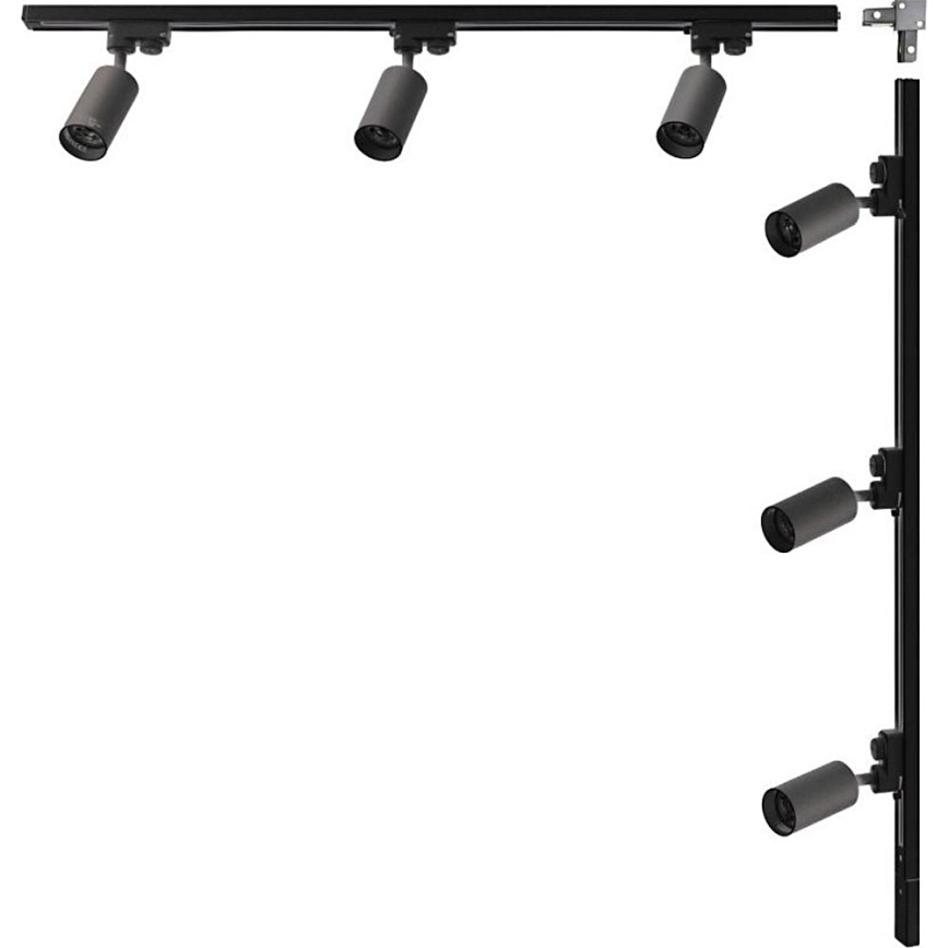 Zuma Line - Track-mounted spotlight for track systems 6x GU10/35W/230V, Black