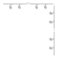 Zuma Line - Track Spot Light 8xGU10/15W/230V White