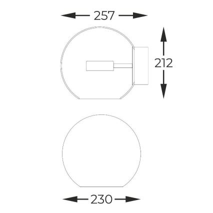 Zuma Line - LED Wall light LED/5W/230V gold