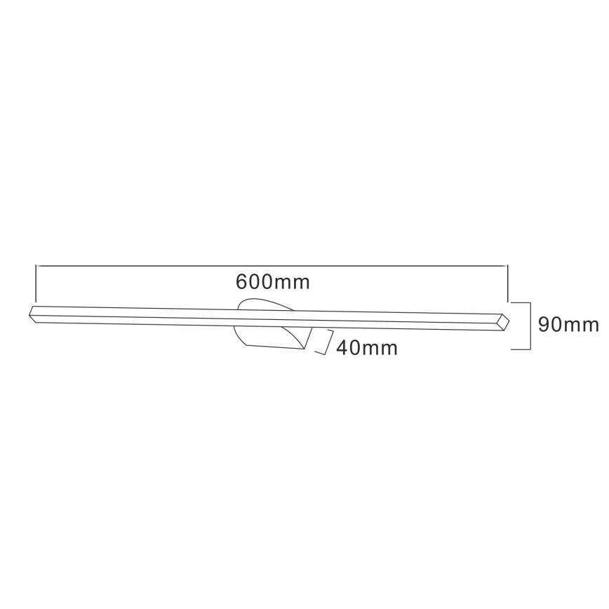 Zuma Line - LED Picture light LED/20W/230V 60 cm black