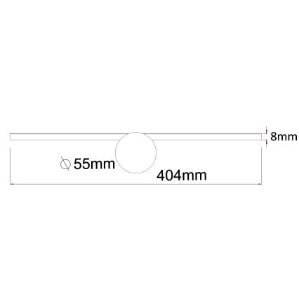 Zuma Line - LED Bathroom mirror lighting LED/6W/230V 40 cm IP44 shiny chrome