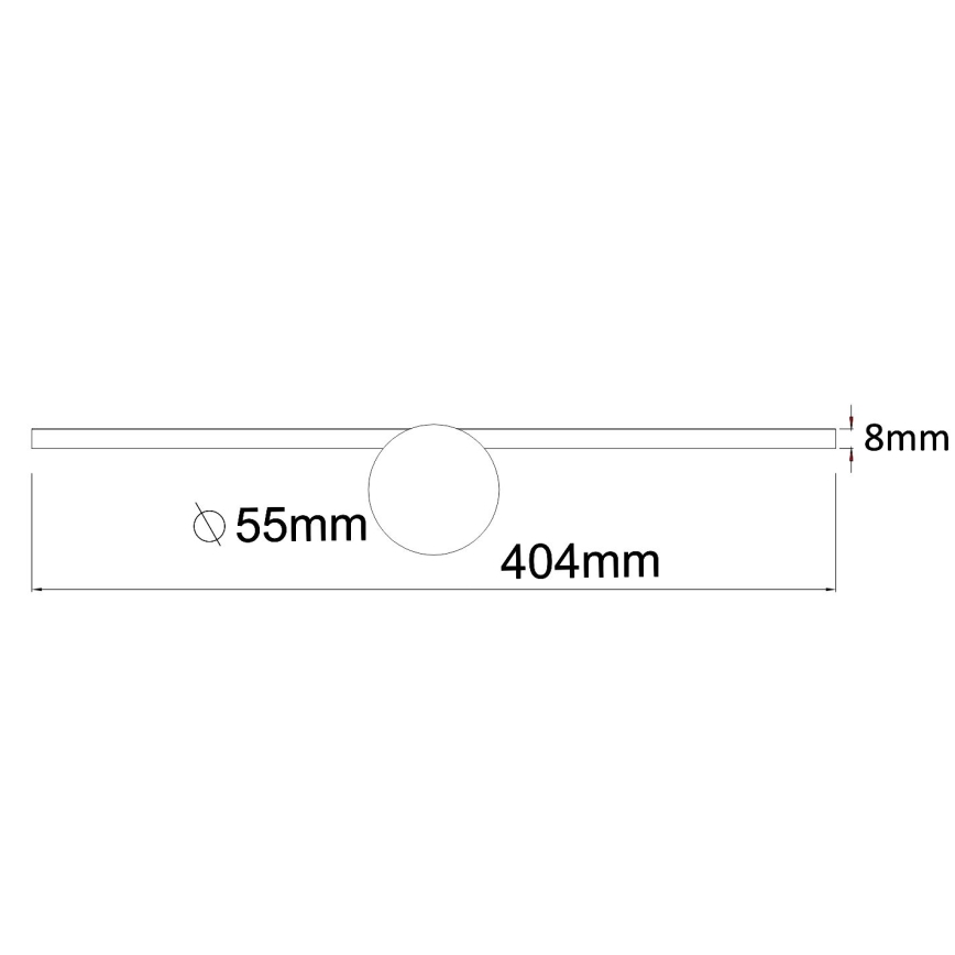 Zuma Line - LED Bathroom mirror lighting LED/6W/230V 40 cm IP44 shiny chrome