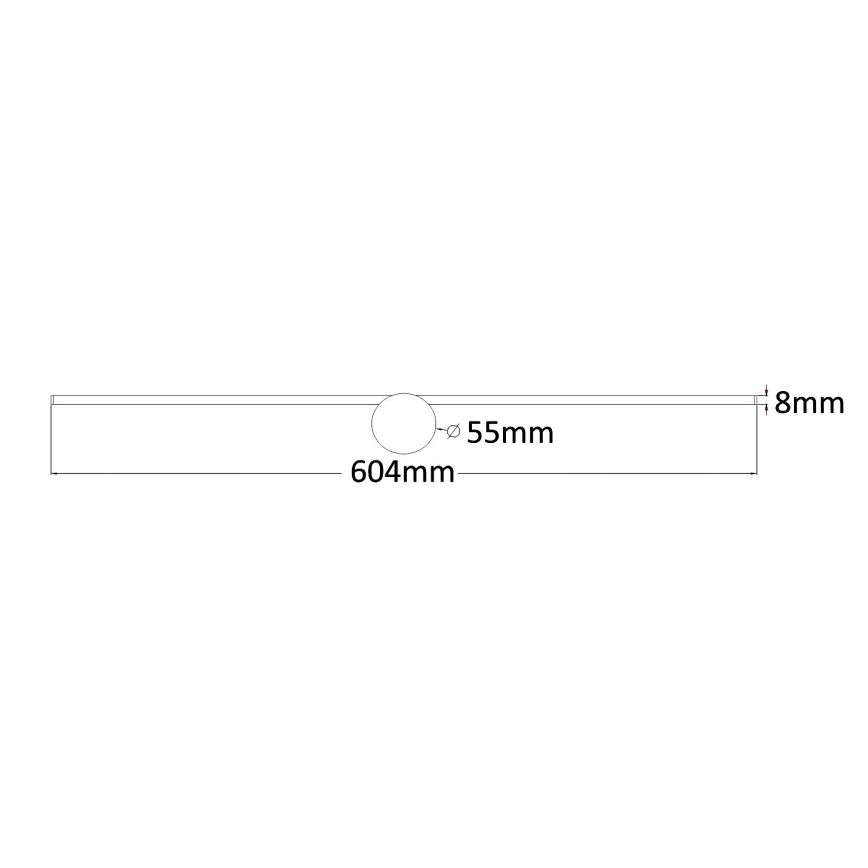 Zuma Line - LED Bathroom mirror lighting LED/8W/230V 60 cm IP44 gold