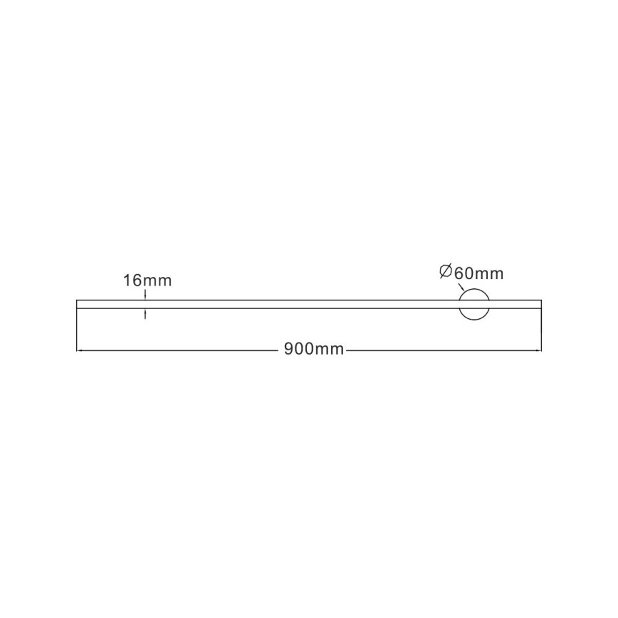 Zuma Line - LED Wall light LED/12W/230V 90 cm black