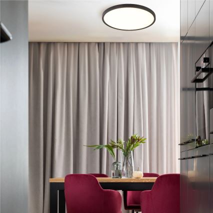 Zuma Line - CAMI LED Ceiling Light LED/36W/230V 3000/4000/6000K Ø 40 cm black