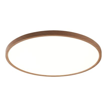Zuma Line - LED ceiling light, 36W, 230V, switchable color temperature (3000/4000/6000K), Ø 40 cm, brown