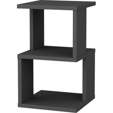ZUNA Anthracite Bedside Table