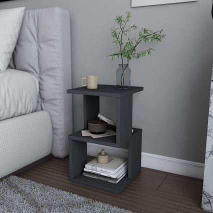 ZUNA Anthracite Bedside Table