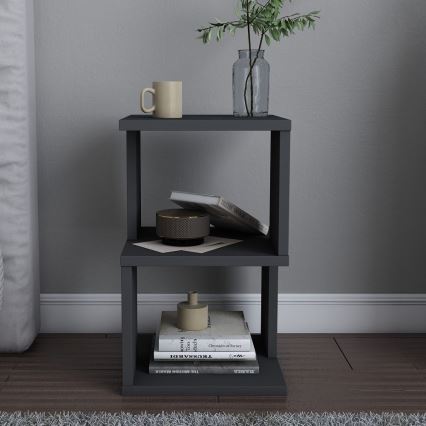 ZUNA Anthracite Bedside Table