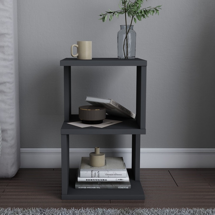 ZUNA Anthracite Bedside Table
